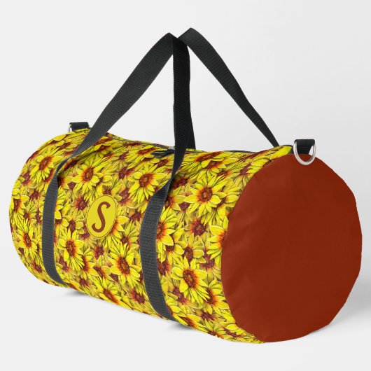 Sunflower Large Duffel Gym Bag Duffle Bag (Linke Ecke)
