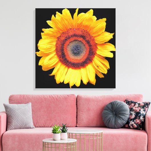 SUNFLOWER LEINWANDDRUCK (Insitu (Wohnzimmer))