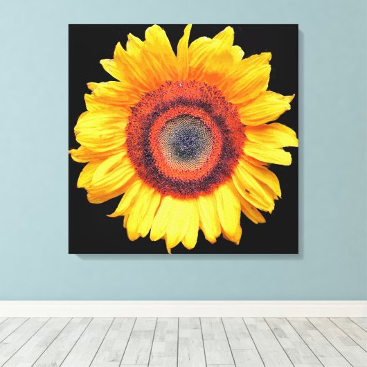 SUNFLOWER LEINWANDDRUCK (Insitu (Holzboden))