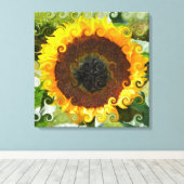 SUNFLOWER LEINWANDDRUCK (Insitu (Holzboden))