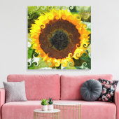 SUNFLOWER LEINWANDDRUCK (Insitu (Wohnzimmer))