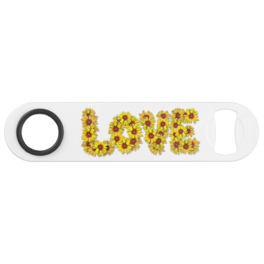 Sunflower Love Bottle Opener Speed Flaschenöffner (Vorderseite (Horizontal))