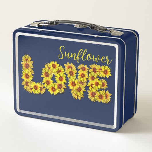 Sunflower Love Lunch Box (Rückseite)