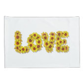 Sunflower Love Pillowcase Kissenbezug (Rückseite-Rechts)