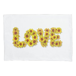 Sunflower Love Pillowcase Kissenbezug