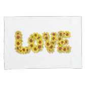 Sunflower Love Pillowcase Kissenbezug (Vorderseite-Rechts)