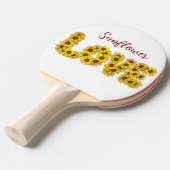 Sunflower Love Ping Pong Paddle Tischtennis Schläger (Vorderseite)