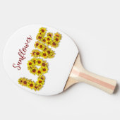 Sunflower Love Ping Pong Paddle Tischtennis Schläger (Seitenansicht)