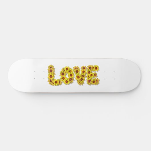 Sunflower Love Skateboard (Horizontal)