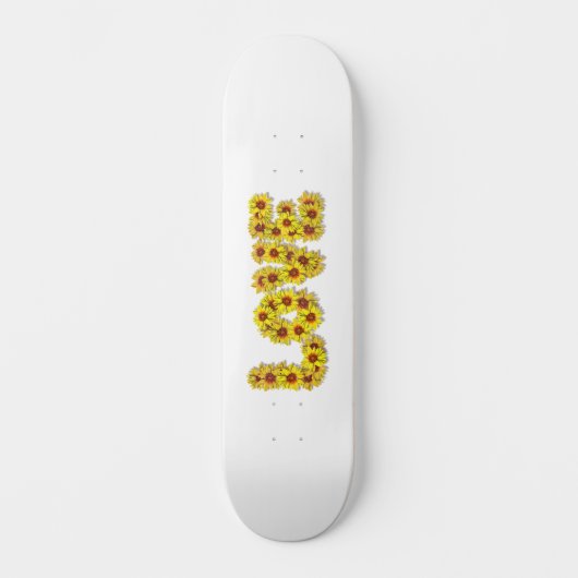 Sunflower Love Skateboard (Vorderseite)
