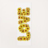 Sunflower Love Yoga Mat Yogamatte (Vorderseite)
