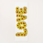 Sunflower Love Yoga Mat Yogamatte (Rückseite)