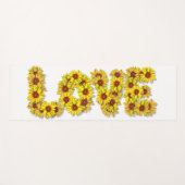 Sunflower Love Yoga Mat Yogamatte (Vorderseite (Horizontal))