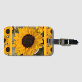 Sunflower Luggage Tag Gepäckanhänger