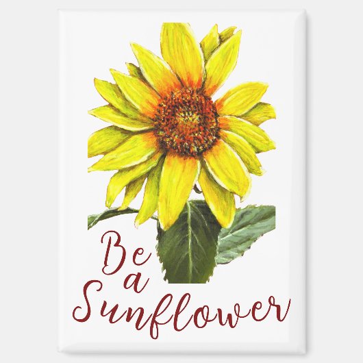 Sunflower Magnet (Vorderseite)