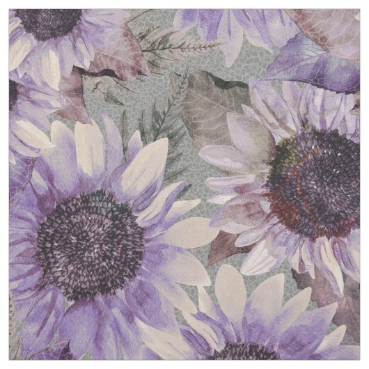Sunflower Mauve Pattern Stoff (Muster)