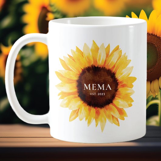 Sunflower Mema Kaffeetasse