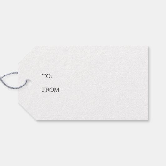 Sunflower Monogram Geschenkanhänger (Rückseite Horizontal)