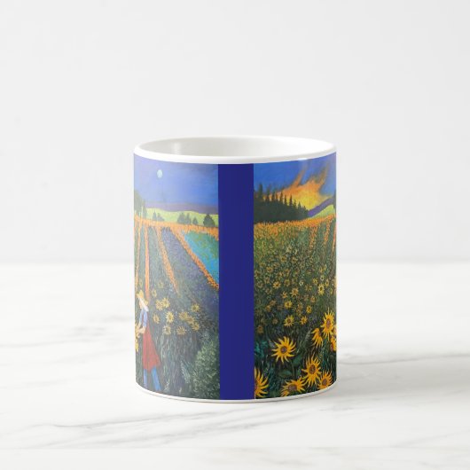 Sunflower Moon Kaffeetasse (Mittel)