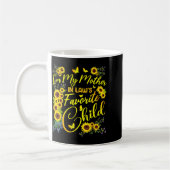 Sunflower Mother In Law Favorite Child Funny Brigh Kaffeetasse (Links)