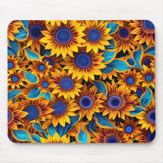 Sunflower Mouse Pad Mousepad (Vorne)