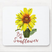 Sunflower Mouse Pad Mousepad (Vorne)