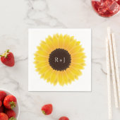 Sunflower Napkins Serviette (Beispiel)