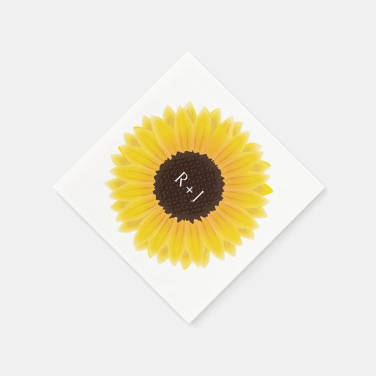 Sunflower Napkins Serviette (Ecke)