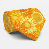 Sunflower Neck Tie Krawatte (Gerollt)
