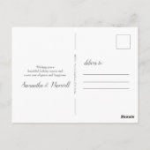 Sunflower New Zuhause Sweet Zuhause Moving Ankündi Postkarte (Rückseite)