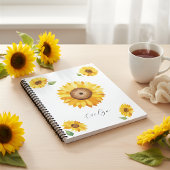 Sunflower Notebook – Design for Gentle Souls Notizblock