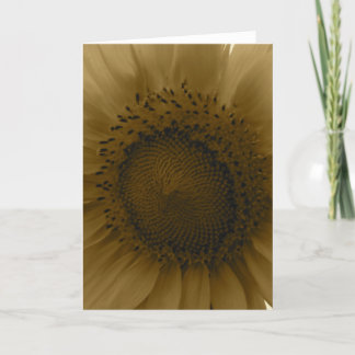 Sunflower Notecard Karte