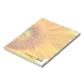 Sunflower Notepad Notizblock (Rotiert)