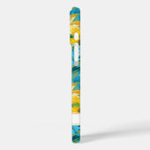 Sunflower Painting Monogrammed Case-Mate iPhone Hülle (Rückseite / Links)