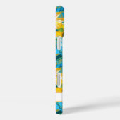 Sunflower Painting Monogrammed Case-Mate iPhone Hülle (Rückseite / Rechts)