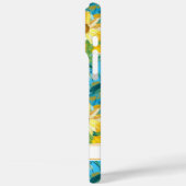 Sunflower Painting Monogrammed Case-Mate iPhone Hülle (Rückseite / Links)