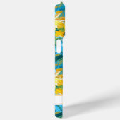 Sunflower Painting Monogrammed Case-Mate iPhone Hülle (Rückseite / Rechts)