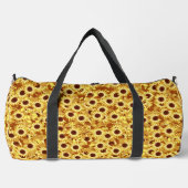 Sunflower Pattern, Gold, Yellow and Brown Duffle Bag (Vorderseite)