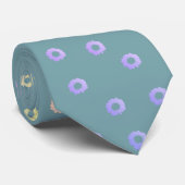Sunflower Pattern Neck Tie Krawatte (Gerollt)