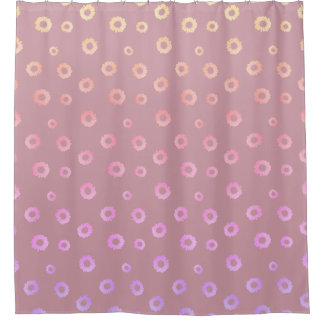 Sunflower Pattern Shower Curtain Duschvorhang