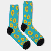 Sunflower Pattern Socks Socken (Rechts)