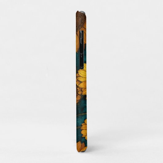 Sunflower Pattern – Summer Floral Case-Mate iPhone Hülle (Hinten/Links)