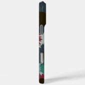 Sunflower Pattern Warm Tones iPhone Case (Rückseite / Rechts)