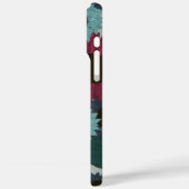 Sunflower Pattern Warm Tones iPhone Case (Rückseite / Links)