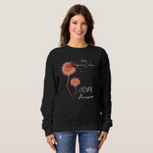 Sunflower Peace Love Cure Orange Ribbon COPD Aware Sweatshirt (Vorne ganz)