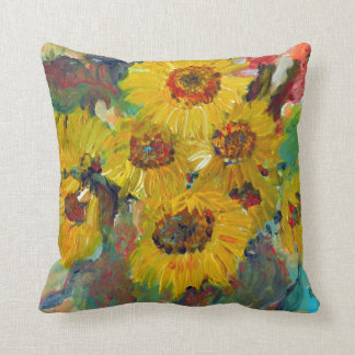sunflower pillow kissen