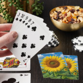 SUNFLOWER PLAYING CARDS SPIELKARTEN (In Situ)