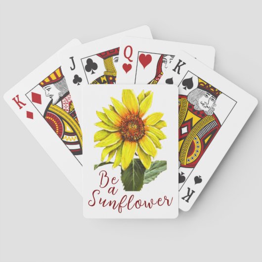 Sunflower Playing Cards Spielkarten (Rückseite)