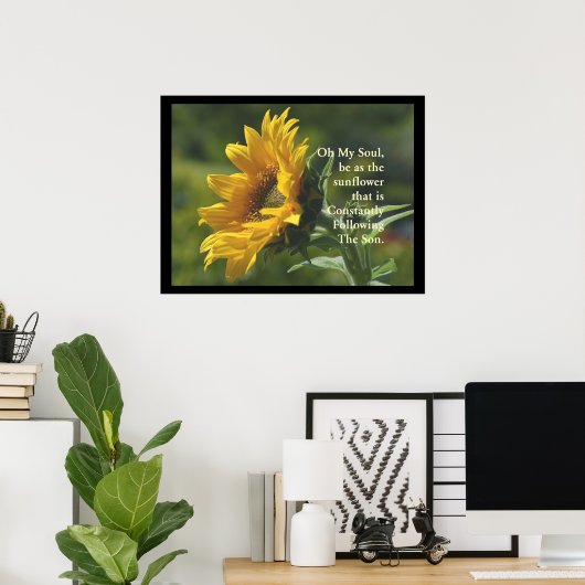 SunFlower Poster (Heimbüro)