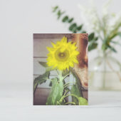 #sunflower postkarte (Stehend Vorderseite)